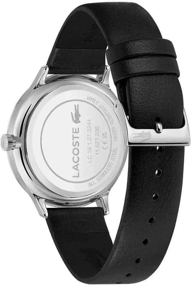 Montre Lacoste 2011226 Bracelet Cuir Noir et Cadran Multifonctions vue 3