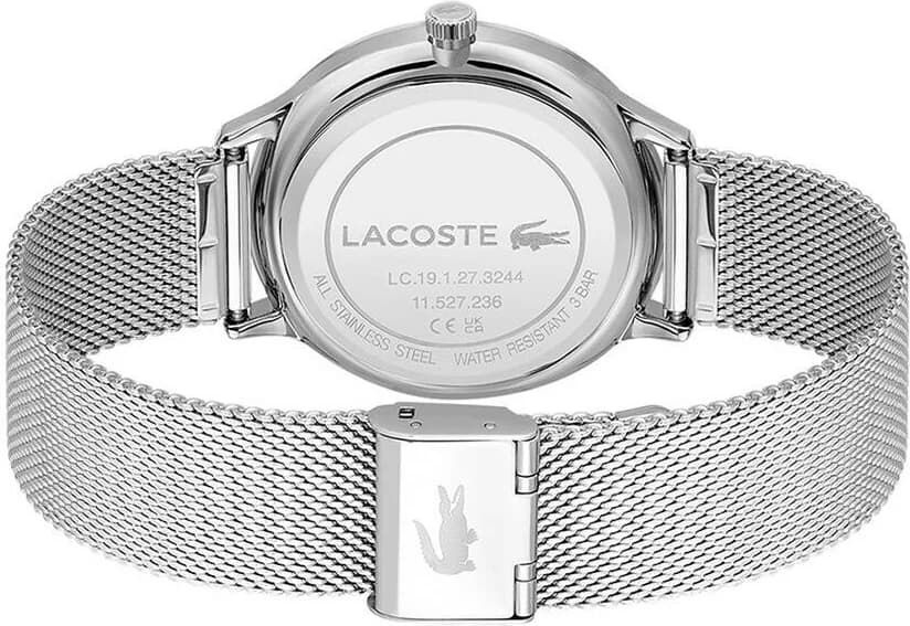 Montre Lacoste 2011228 en Acier Argenté avec Cadran Bleu Multifonctions vue 3