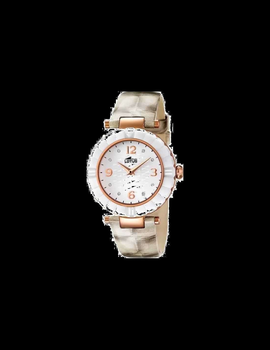 Montre Femme Lotus Trendy L15912/2 Bracelet en cuir bicolore