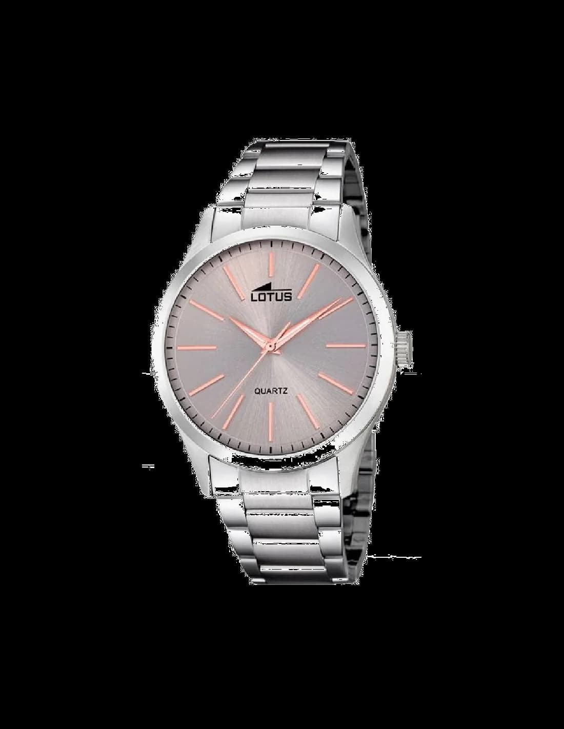 Montre Lotus L15959/8 Minimalist Cadran Bleu et Bracelet Cuir Noir