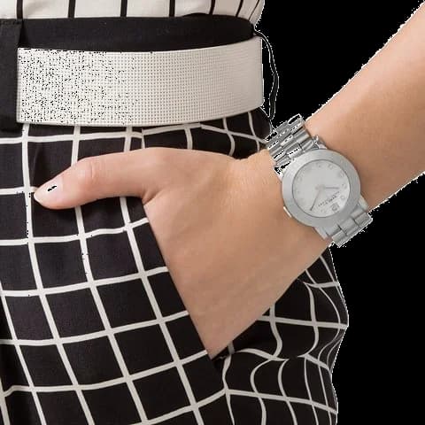 Montre Femme Marc Jacobs Amy MBM3054 ronde bracelet acier inoxydable vue 3