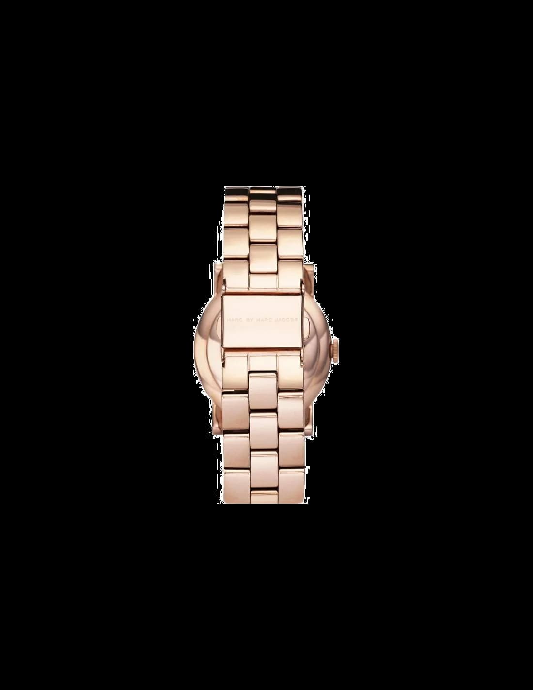 Montre Femme Marc Jacobs Amy MBM3077 bracelet acier or rose vue 2