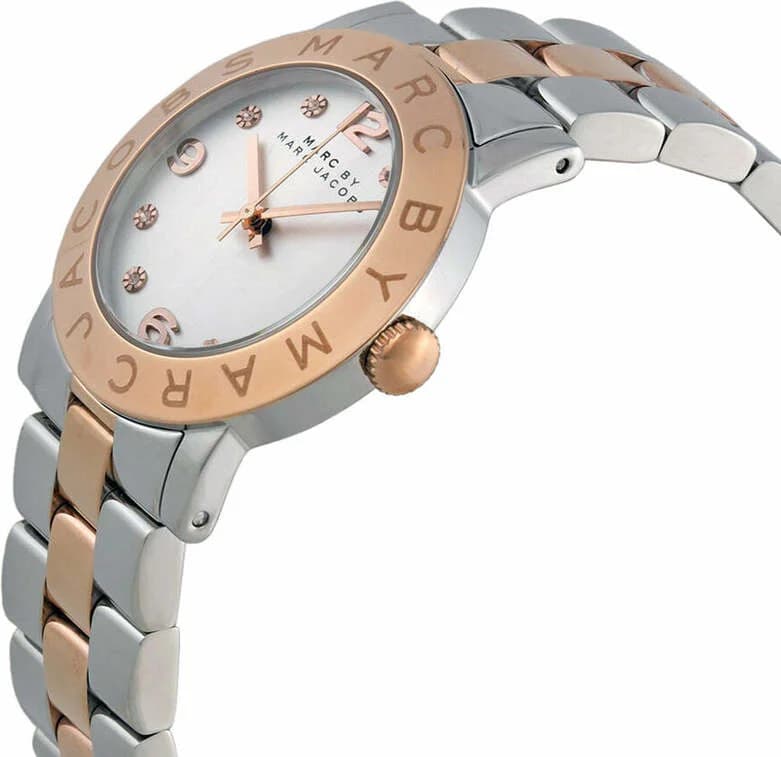 Montre Marc Jacobs MBM3194 Acier Bicolore Argent et Rose vue 2