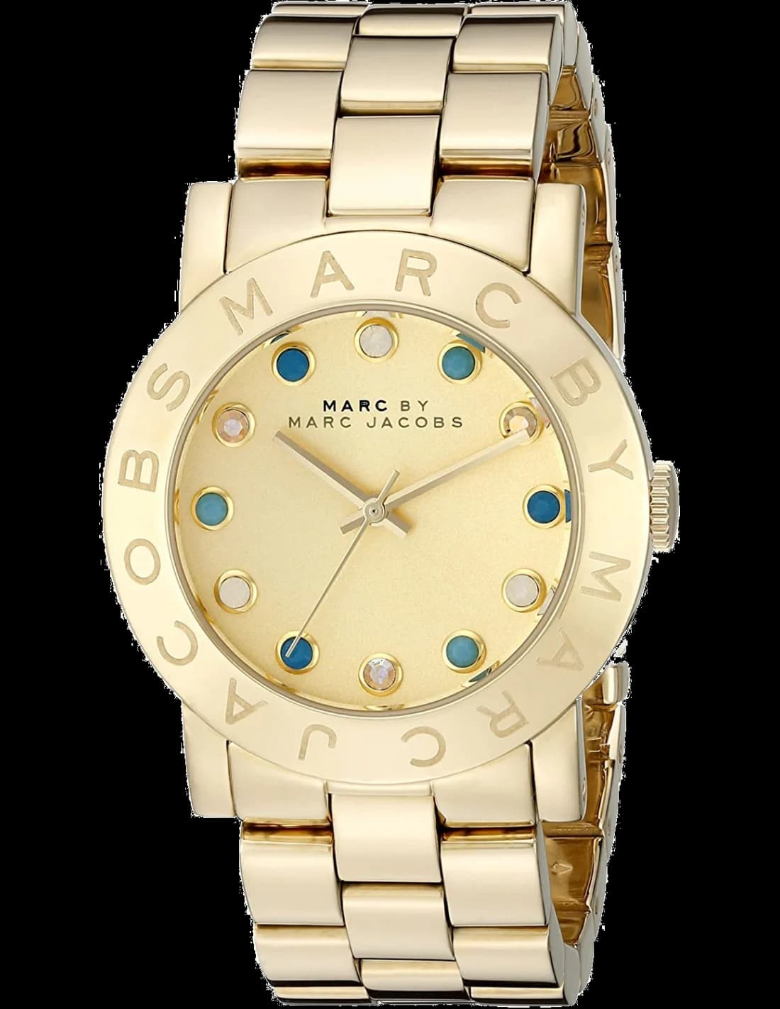 Montre Femme Marc Jacobs MBM3215 en Acier Doré et Cristaux