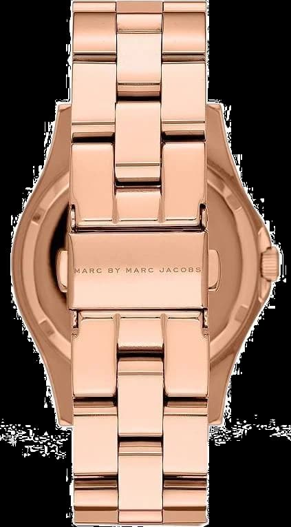 Montre Marc Jacobs MBM3268 en Acier Doré Rose à Motifs Bulles vue 2