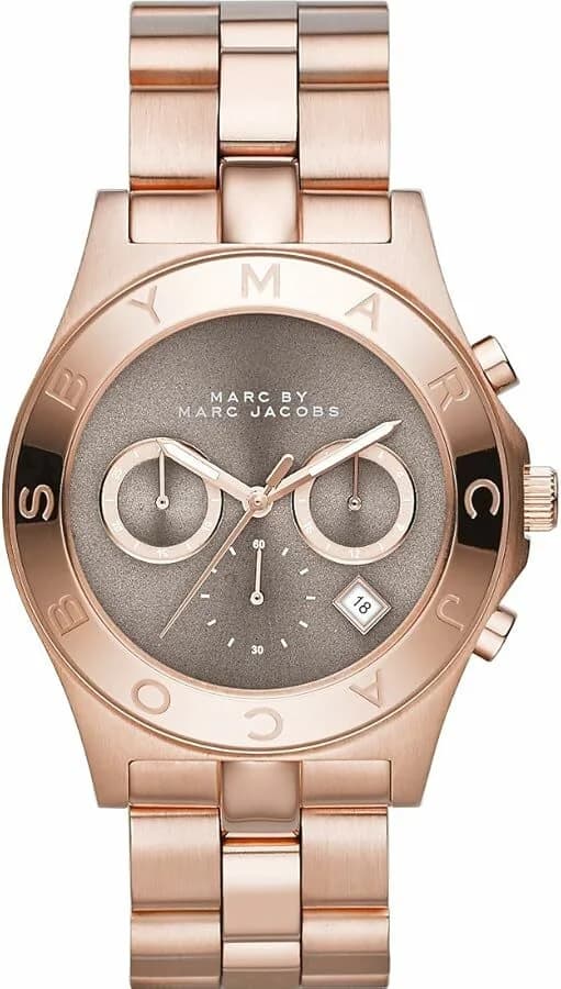 Montre Marc Jacobs MBM3308 Chronographe en Acier Or Rose
