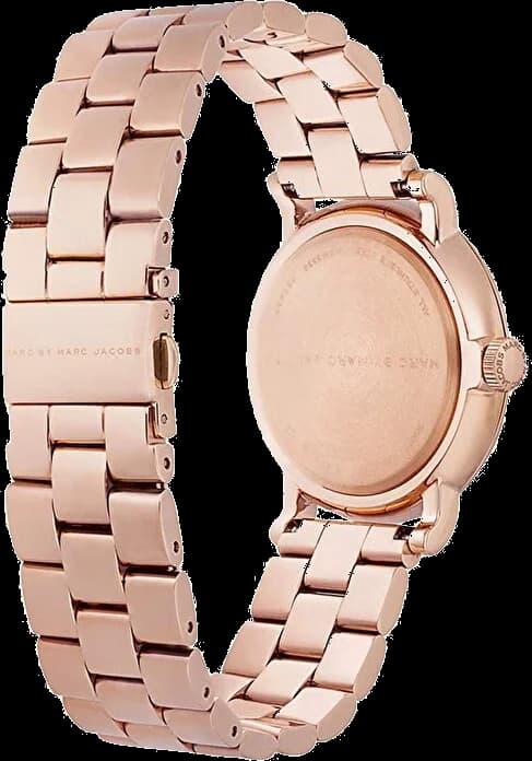 Montre Femme Marc by Marc Jacobs MBM3330 Bracelet doré rose en acier vue 2