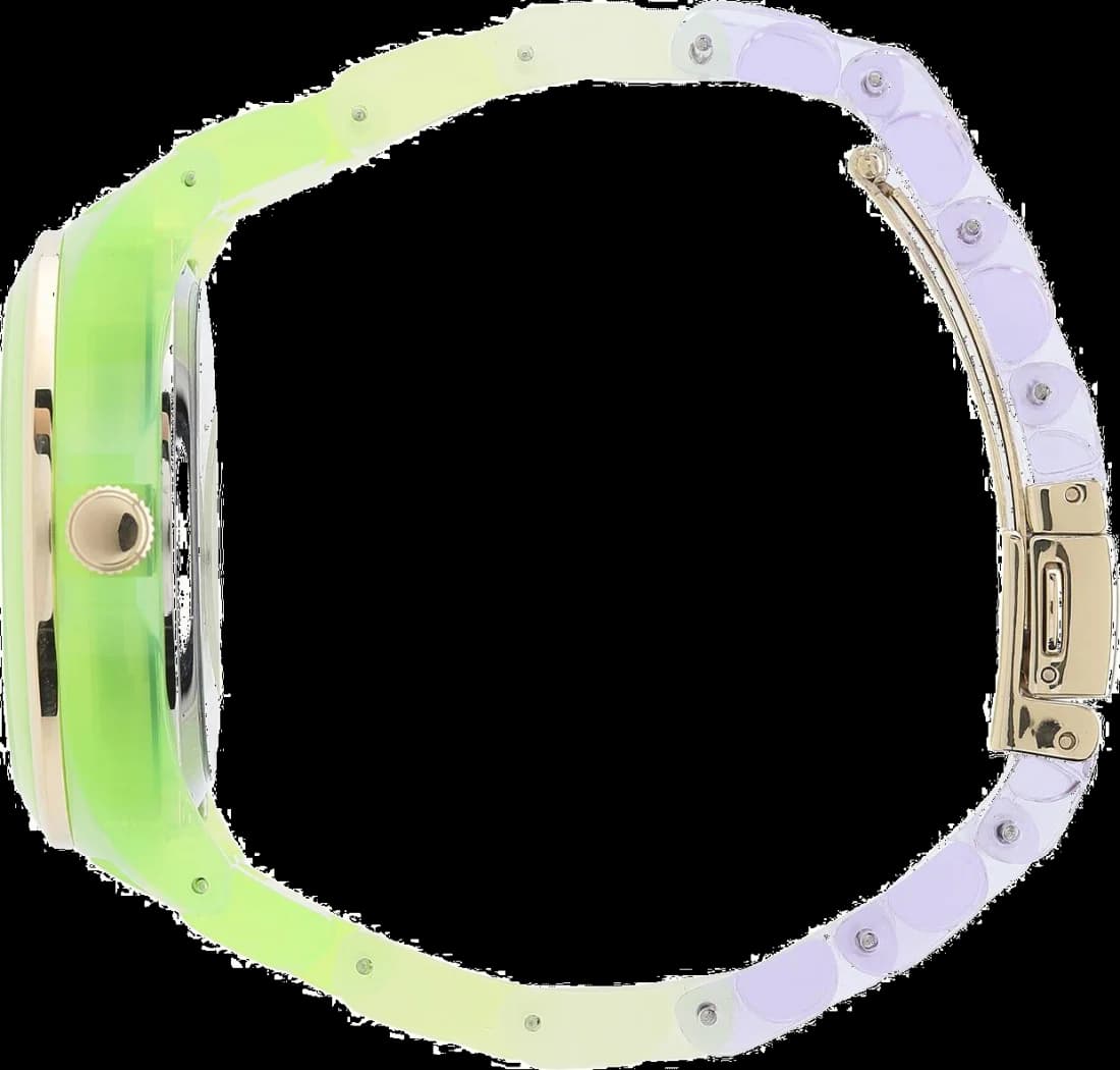 Montre Marc Jacobs Henry MBM4569 Transparent en plastique vert vue 2