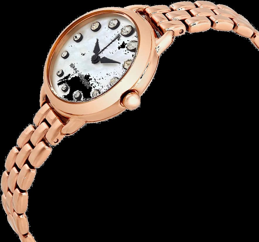 Montre Marc Jacobs MJ3511 en Acier Or Rose et Index Cristaux vue 2