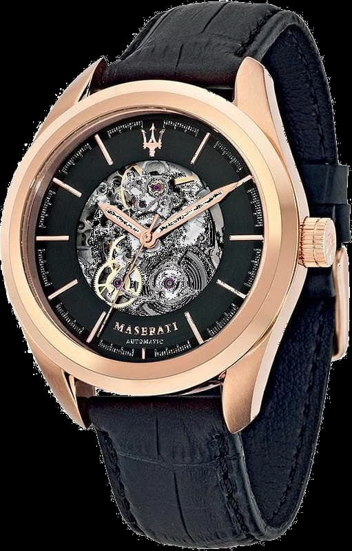Montre Homme Maserati Traguardo R8821112001 mouvement squelette automatique