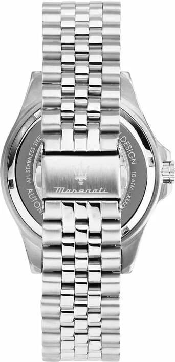 Montre Maserati R8823140011 Automatique Squelette en Acier Argenté vue 3