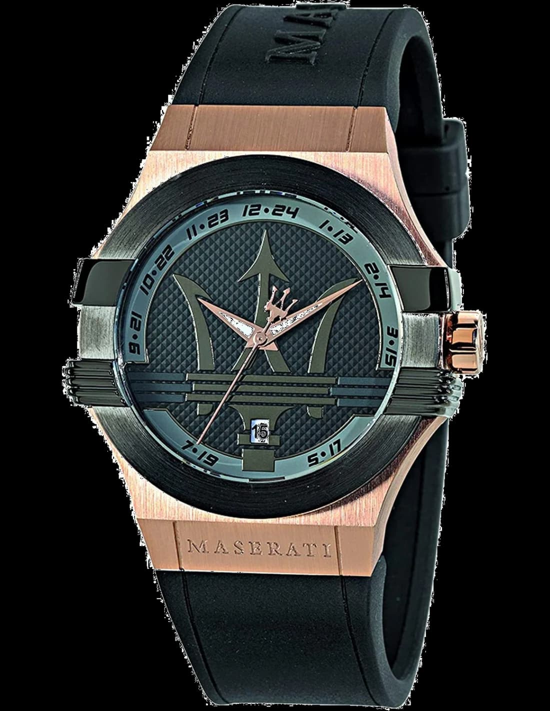 Montre Homme Maserati Potenza R8851108002 Bracelet en silicone noir