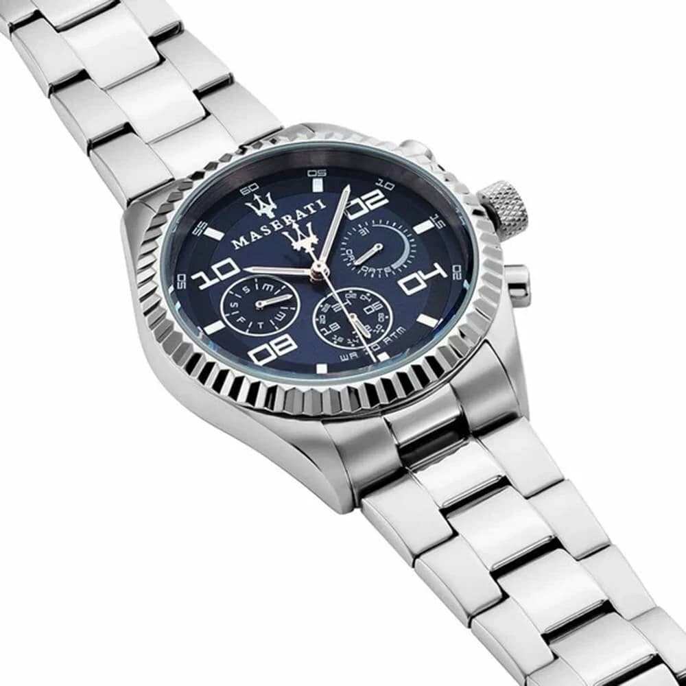 Montre Maserati R8853100011 Competizione en Acier avec Cadran Bleu vue 3