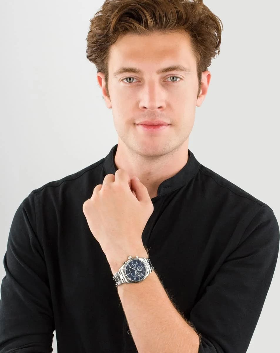 Montre Maserati R8853100011 Competizione en Acier avec Cadran Bleu vue 5