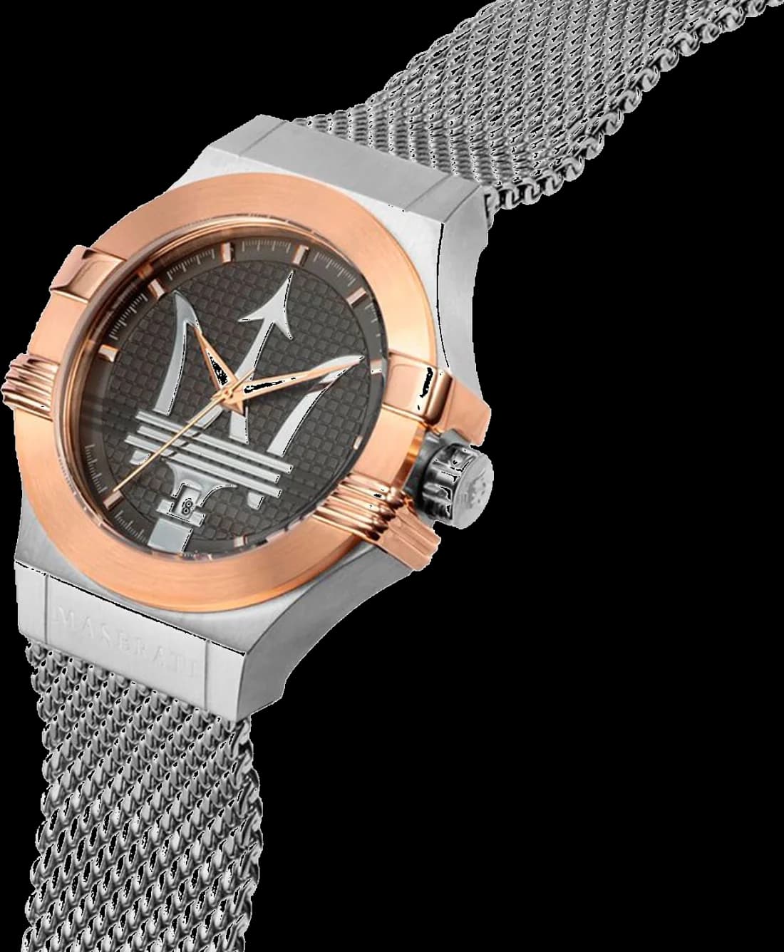 Montre Maserati R8853108007 en Acier Gris et Maille Milanaise vue 2