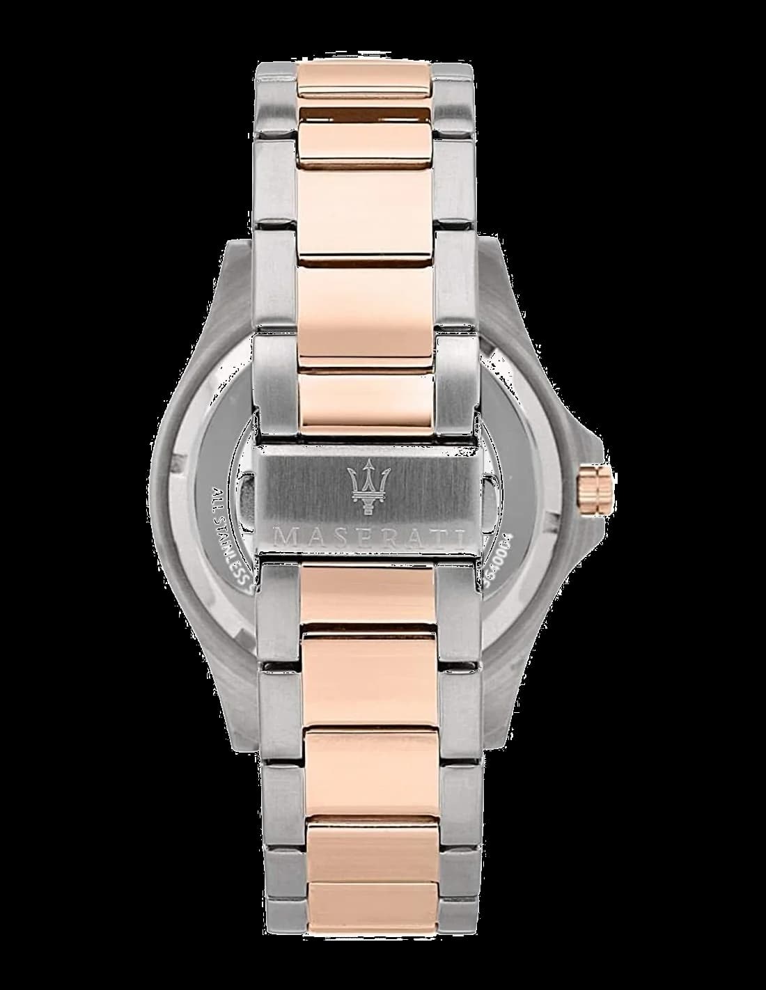 Montre Homme Maserati Sfida R8853140003 bracelet acier bi-colore vue 2