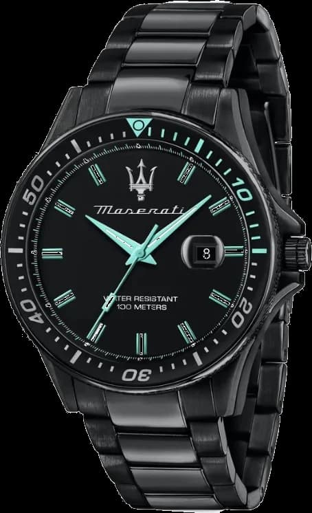 Montre Maserati Sfida Aqua Edition R8853144001 Ronde acier noir