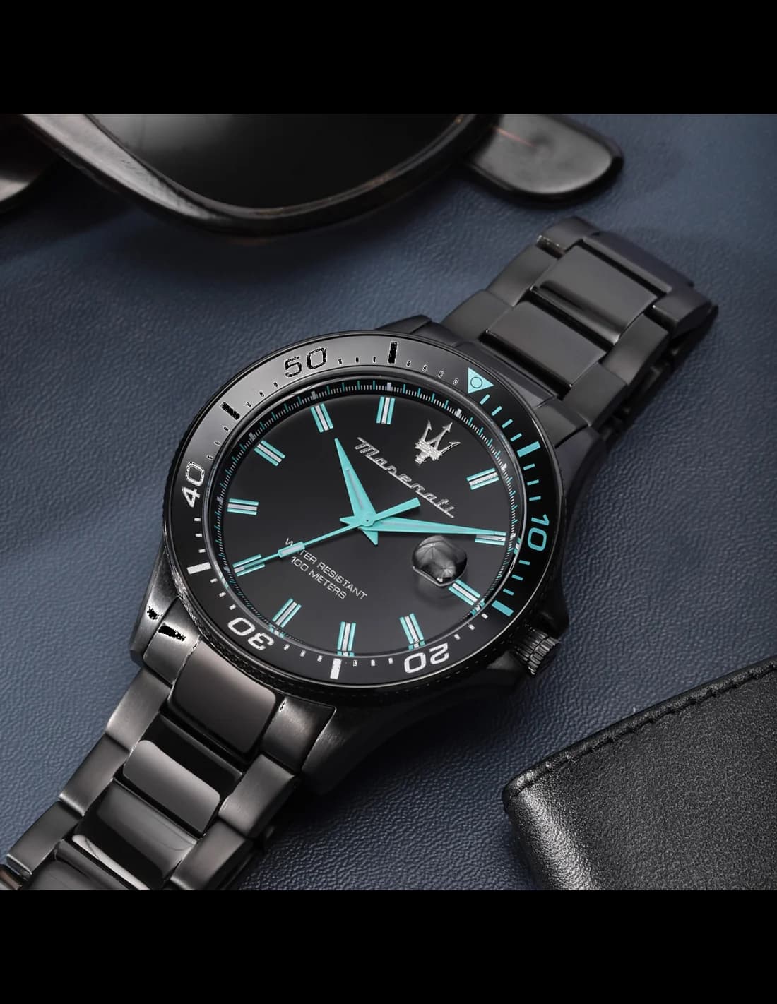 Montre Maserati Sfida Aqua Edition R8853144001 Ronde acier noir vue 4