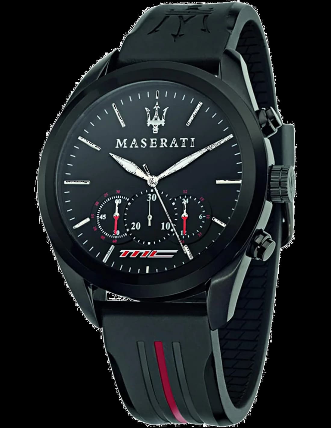Montre Homme Maserati Traguardo R8871612004 Bracelet caoutchouc noir