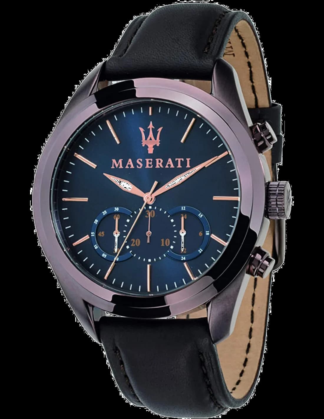 Montre Homme Maserati Traguardo R8871612008 bracelet cuir marron