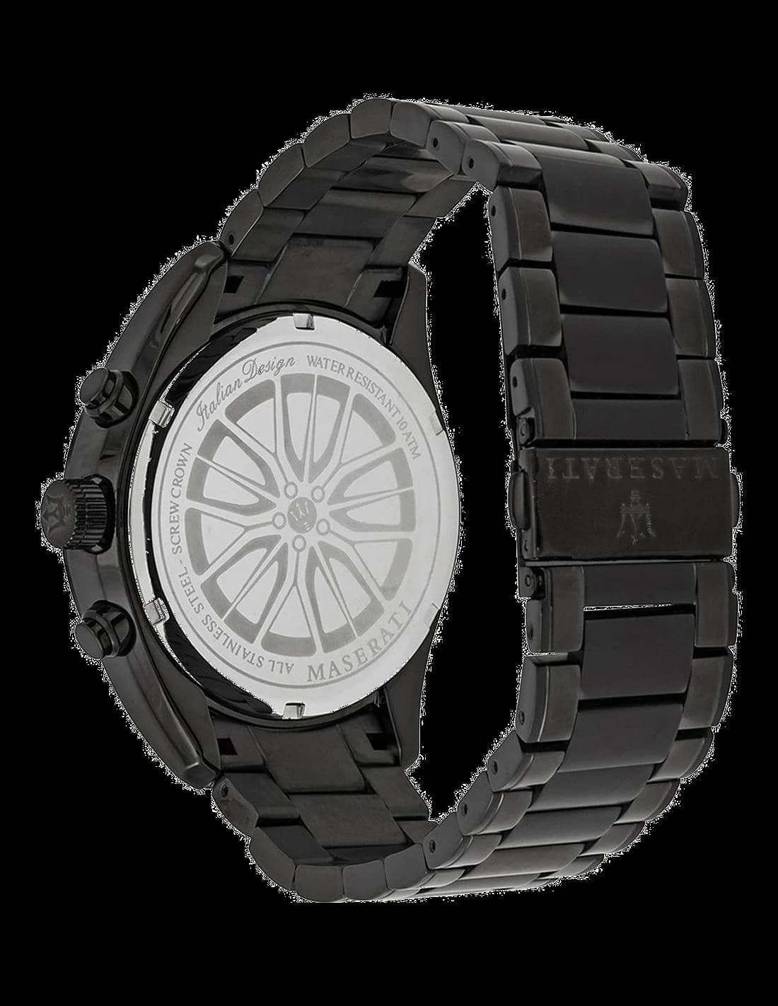 Montre Homme Maserati Traguardo R8873612002 en acier noir vue 3