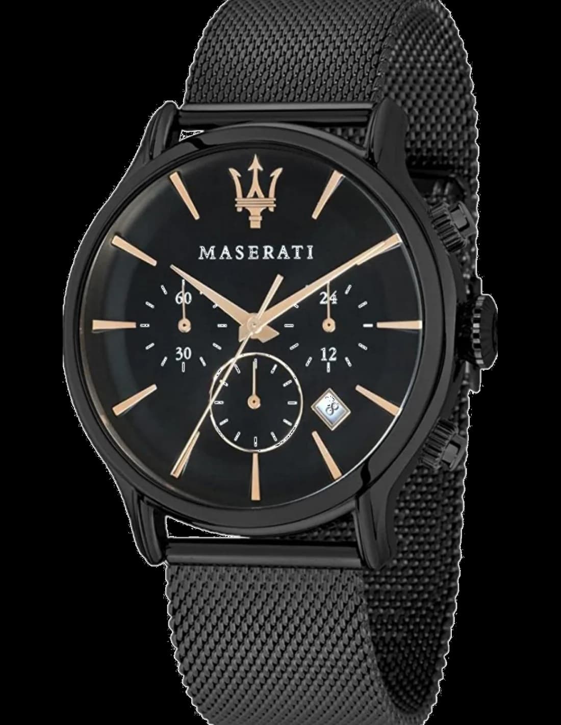 Montre Homme Maserati Epoca R8873618006 Maille milanaise noire