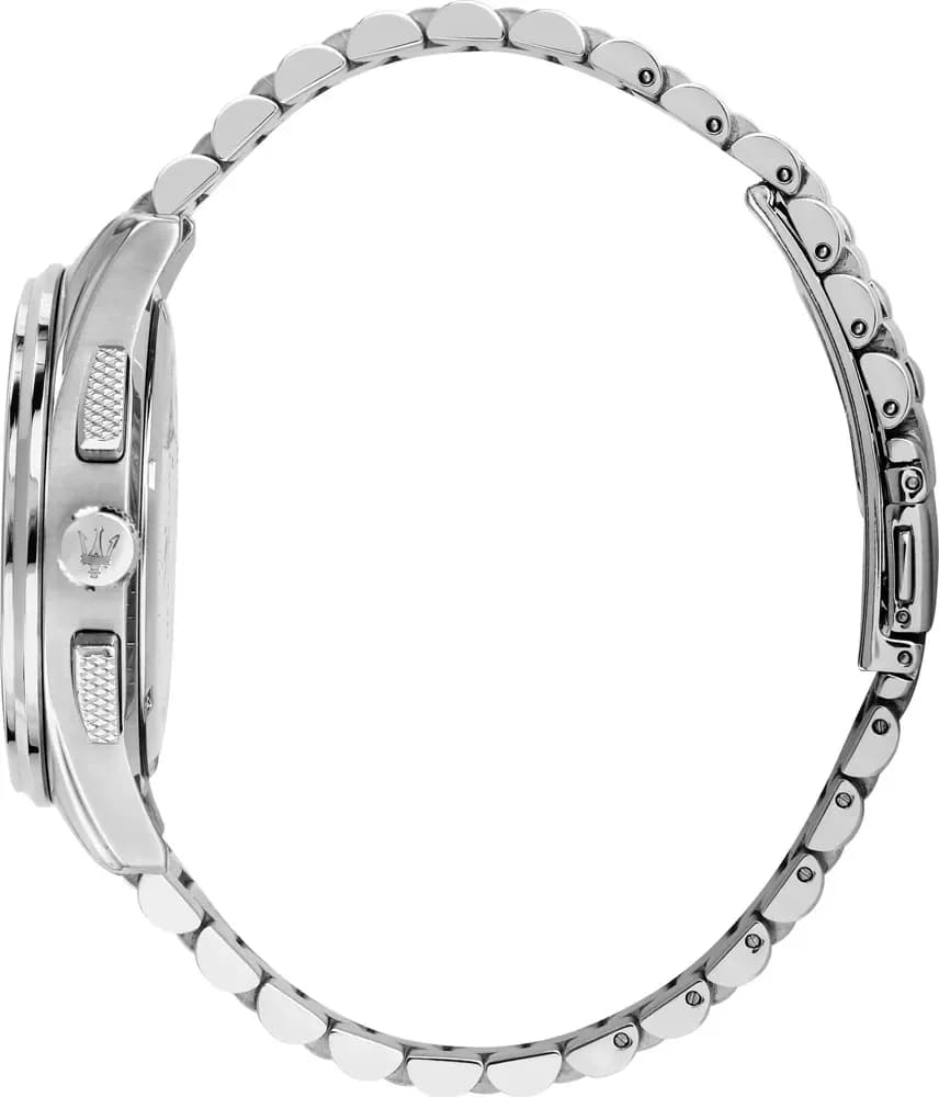 Montre Maserati R8873624004 en Acier Argenté avec Cadran Bleu Soleillé vue 3