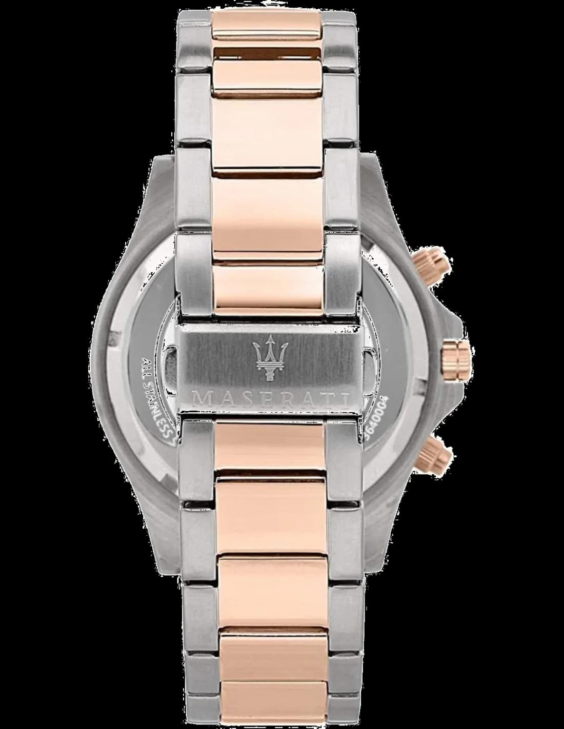 Montre Homme Maserati Sfida R8873640002 Chronomètre sport détails or rose vue 2