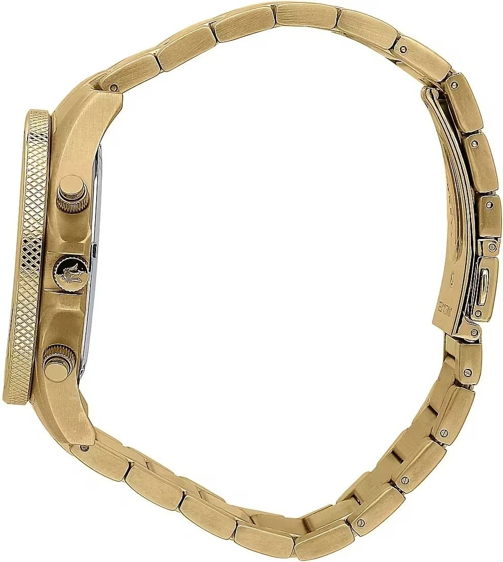 Montre Homme Maserati Sfida R8873640008 acier doré cadran bleu nuit vue 2