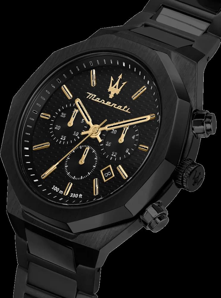 Montre Maserati R8873642005 Chronographe en Acier Noir 45 mm vue 2