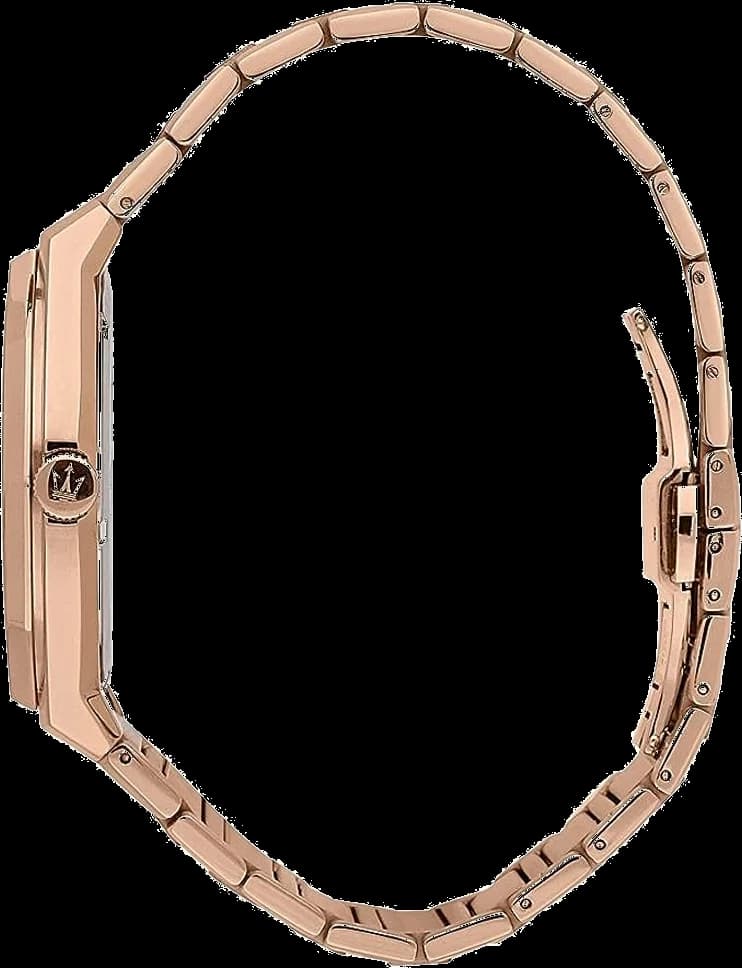 Montre Maserati R8873642007 en Acier Inoxydable Doré Rose et Cadran Noir vue 3