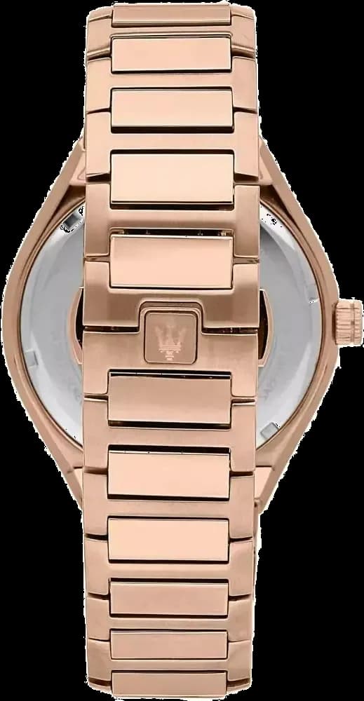 Montre Maserati R8873642007 en Acier Inoxydable Doré Rose et Cadran Noir vue 4
