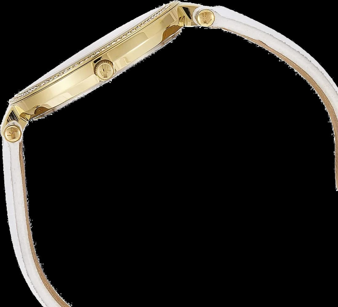 Montre Femme Michael Kors MK2391 Bracelet Cuir Blanc vue 2