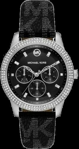 Montre  Michael Kors Tibby MK2976 cadran multifonction bracelet en cuir noir