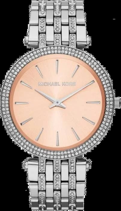 Montre Femme Michael Kors Darci MK3218 Bracelet en acier argenté et strass