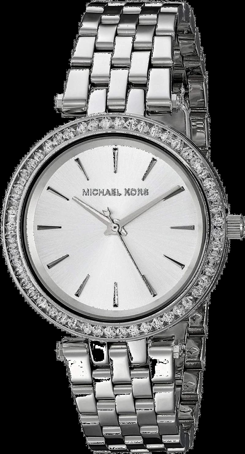 Montre Michael Kors Mini Darci MK3364 en acier inoxydable ornée de brillants