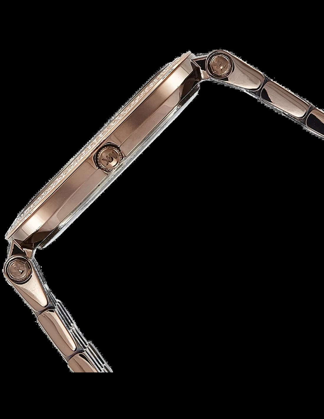 Montre Michael Kors MK3416 en Acier Marron avec Lunette Sertie de Cristaux vue 3