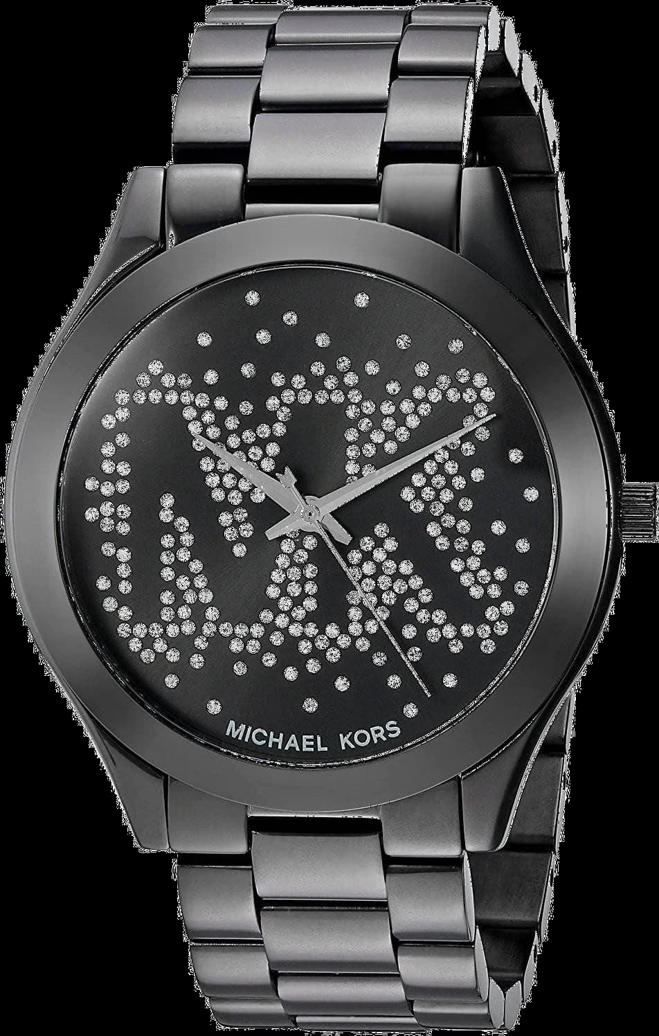 Montre Michael Kors MK3589 en acier inoxydable noir
