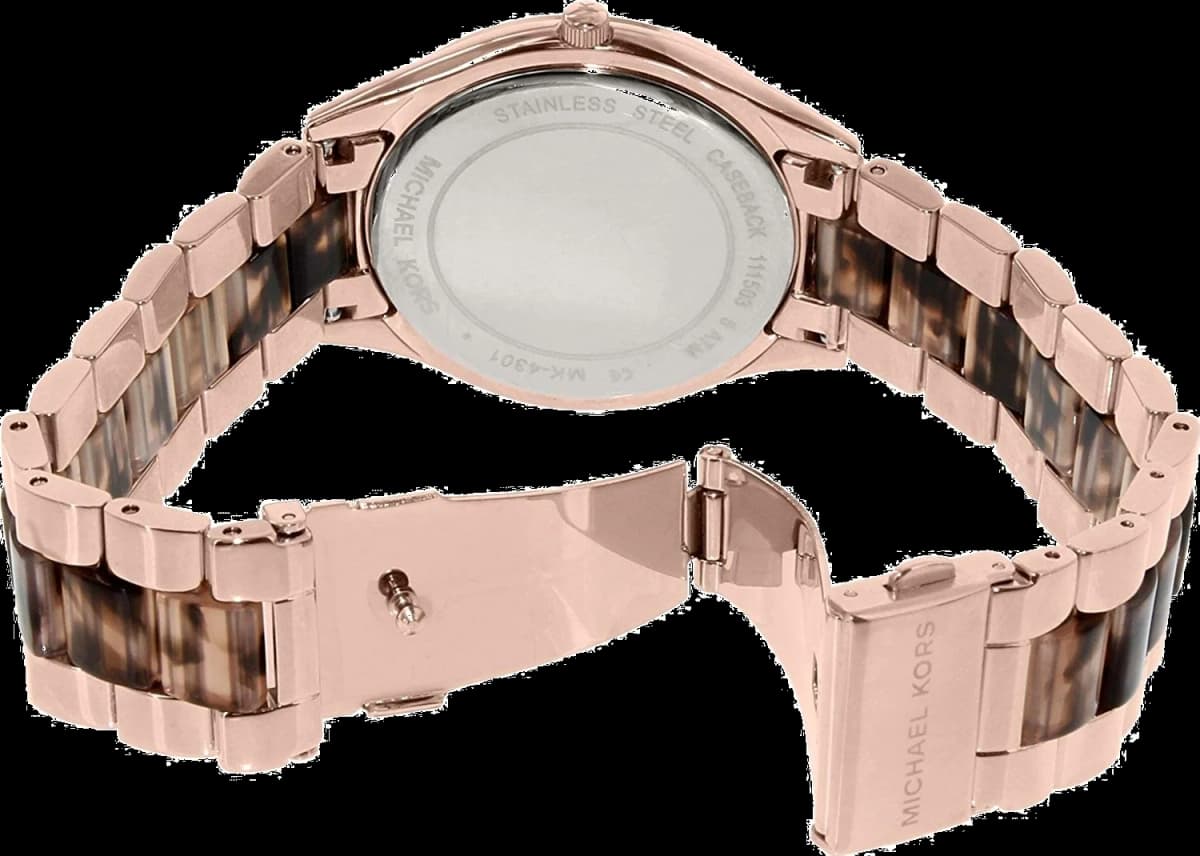 Montre Femme Michael Kors MK4301 Runway Or Rose vue 3