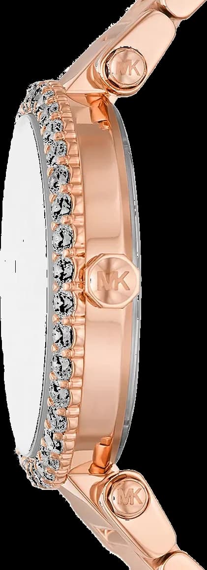 Montre Femme Michael Kors Parker MK4695 Cadran nacre bracelet acier inoxydable or rose vue 4