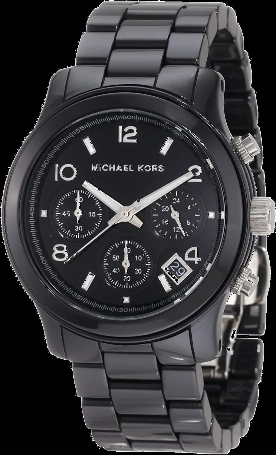 Montre Michael Kors Runway MK5162 en céramique noire