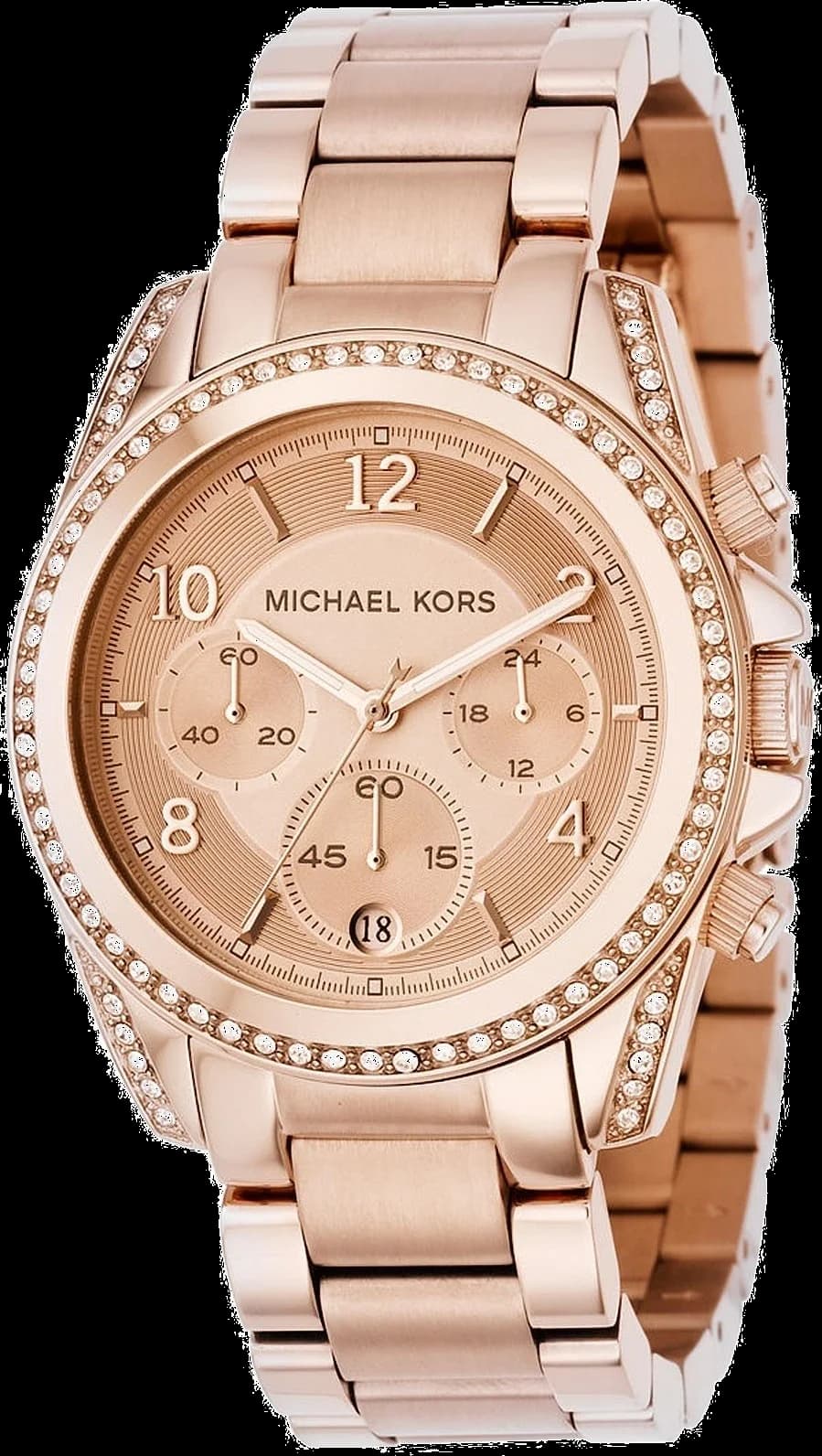 Montre Femme Michael Kors Runway MK5263 Bracelet acier or rose