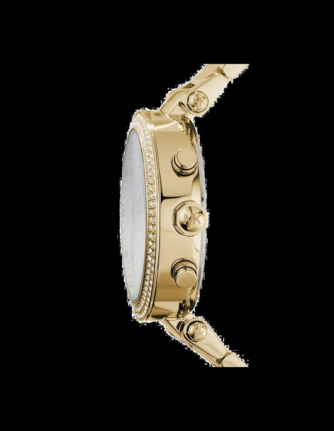 Montre Michael Kors MK5354 en Acier Doré et Cristaux Swarovski vue 2