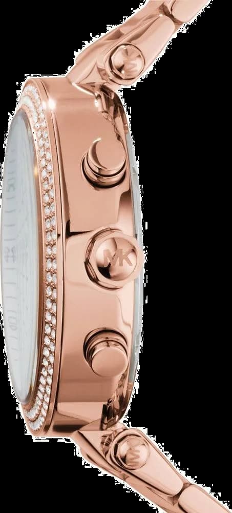 Montre Femme Michael Kors MK5491 Parker Or Rose et Cristaux vue 2