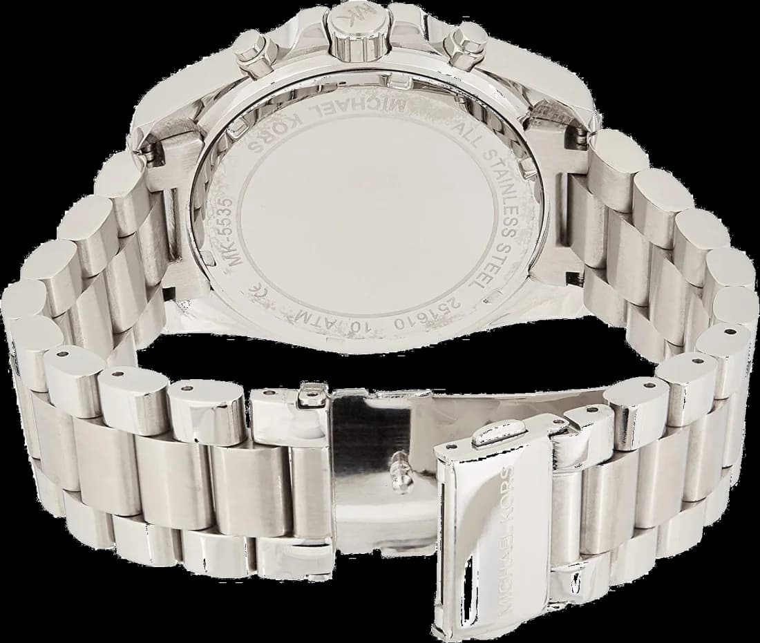 Montre Femme Michael Kors Bradshaw MK5535 Chronographe en acier vue 3