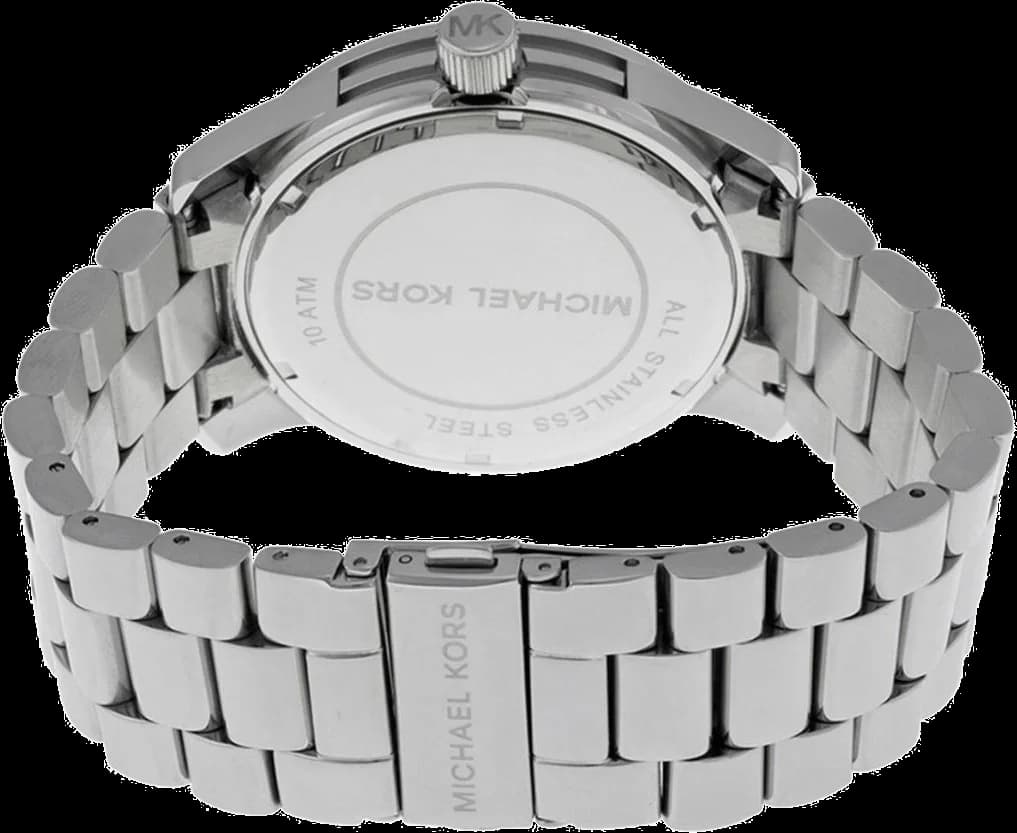 Montre Michael Kors Runway MK5544 Bracelet acier argenté vue 3