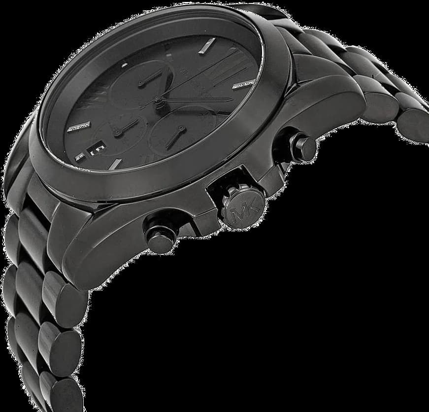 Montre Michael Kors MK5550 Chronographe en Acier Inoxydable Noir 45 mm vue 3