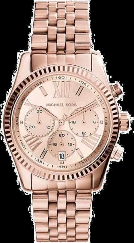 Montre Michael Kors MK5569 Lexington en Acier PVD Or Rose avec Chronographe