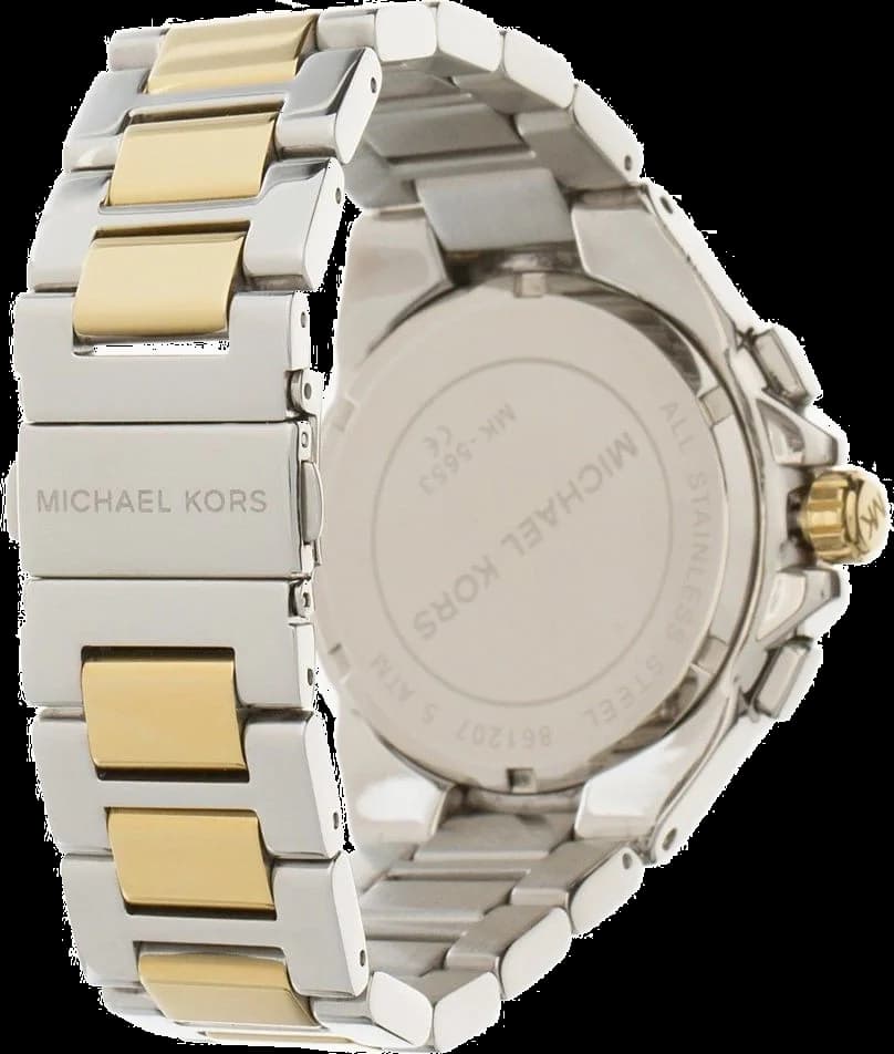 Montre Michael Kors MK5653 Camille en Acier Inoxydable Bi-ton Argenté et Doré vue 2