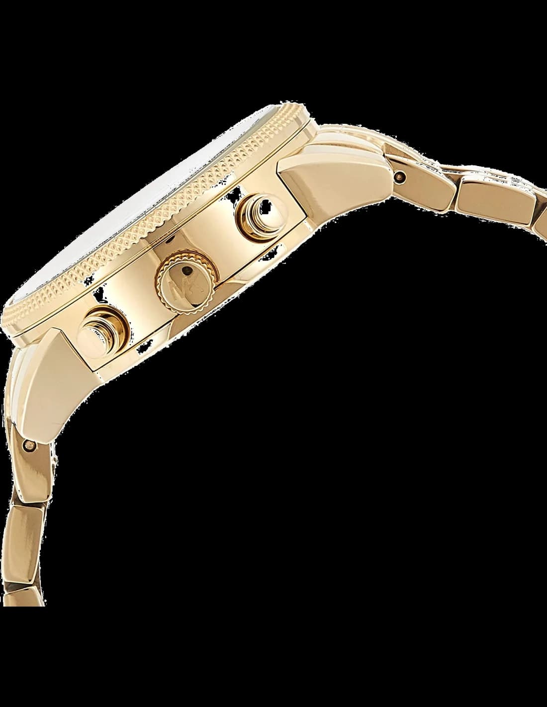 Montre Michael Kors MK5676 Ritz en Acier Doré avec Chronographe et Index Strass vue 2